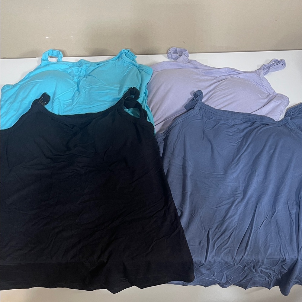 Kindred Bravely Bamboo Lounge Around Nursing Tanks (Bundle of 4)